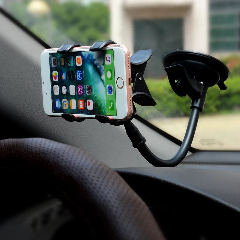 Car Phone Holder Universal 360 Degree Flexible Dashboard Windshield GPS Mount Desk Table Cell Mobile Phone Holder Stand
