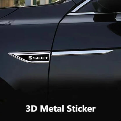 DIY Car Emblem Fender Blade Decal Badge Car Body Protective Sticker For TOLEDO leon EXEO mk3 mk2 5f ateca altea seat FR