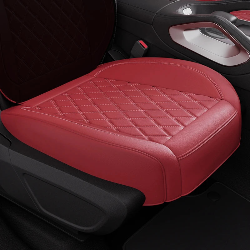 Karcle Nappa Leather Car Seat Cover Surround Bottom Car Seat Cover Full Set Durable Car Seat Protection Cushion Car Accessories