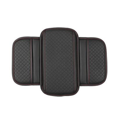 Universal Auto Armrest Pad PU Leather Durable Center Console Cushion with Storage Pocket Waterproof Car Armrest Cover Vehicle