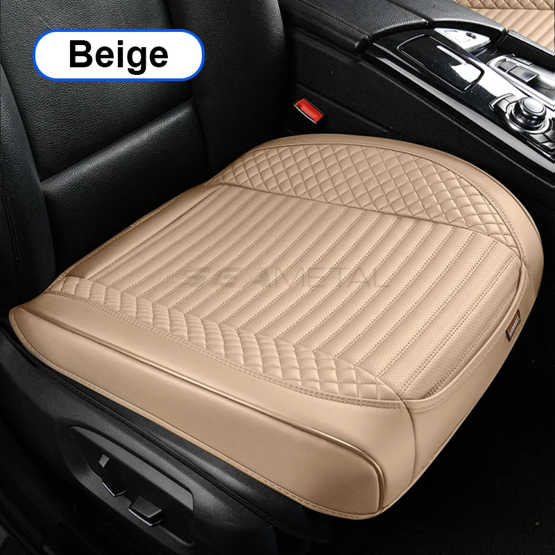 AUTOMECHANIST Nappa Leather Car Seat Cover Universal Front Seat Covers Mat Breathable Seat Cover Protector Cushion Accessories