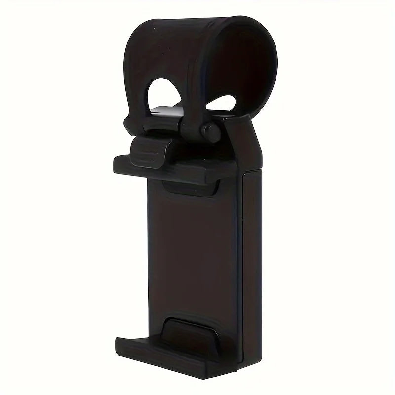 1pc Car Phone Holder, Car Steering Wheel Phone Holder, Mobile Phone Holder, Lazy Phone Holder. car holder phone