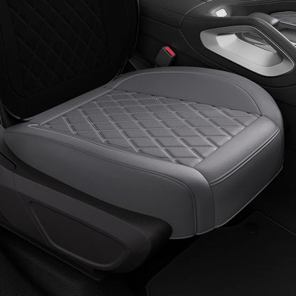 Karcle Nappa Leather Car Seat Cover Surround Bottom Car Seat Cover Full Set Durable Car Seat Protection Cushion Car Accessories