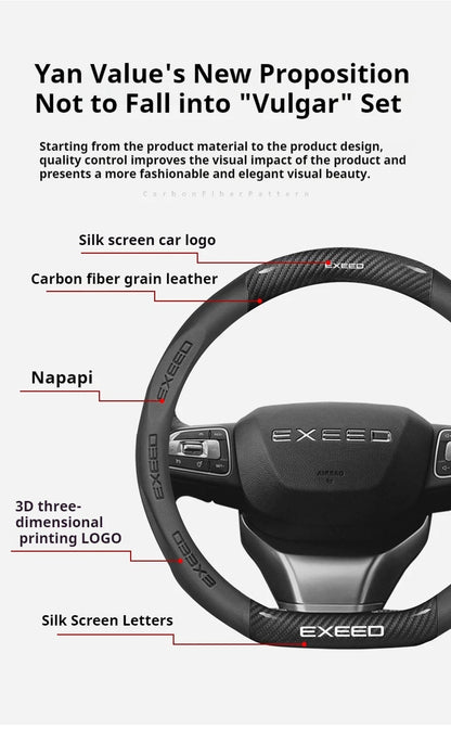 Leather car steering wheel cover suitable for Lexus ES350 XV40/XV50, RX350 X F SPORT, NX F SPORT,Z RX F SPORT, NX F SPORT, RZ450