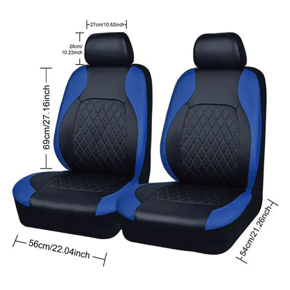 PU Leather Car Seat Cover - Universal, Waterproof, for Sedan, SUV, Pickup Truck, All Seasons
