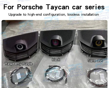 Car stopwatch clock cover For Porsche taycan 9J1stopwatch compass clock 718 instrument panel stopwatch cover electronic