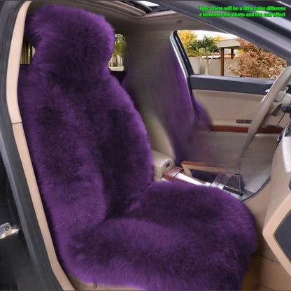 Winter plush car seat cover general purpose long wool fur car seat cover car seat protection cushion car parts seat cushion