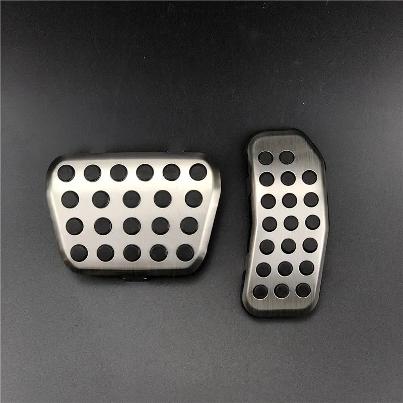 Car accessories Stainless steel  Pedal Pads Cover Case For Ford Fiesta Ecosport Covers for Mazda 2 2007-2014