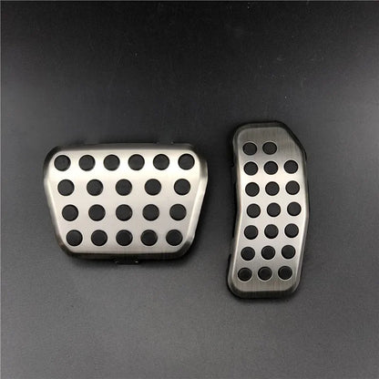Car accessories Stainless steel  Pedal Pads Cover Case For Ford Fiesta Ecosport Covers for Mazda 2 2007-2014