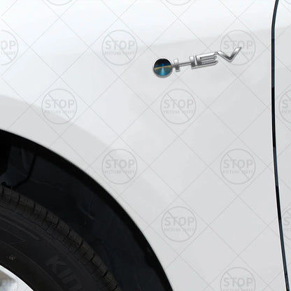 Car Sticker HEV Hybrid Logo 3D Decal Body Decoration Badge Rear Trunk Emblem For Avalon Camry Corolla Granvia Prado Sienna Hilux