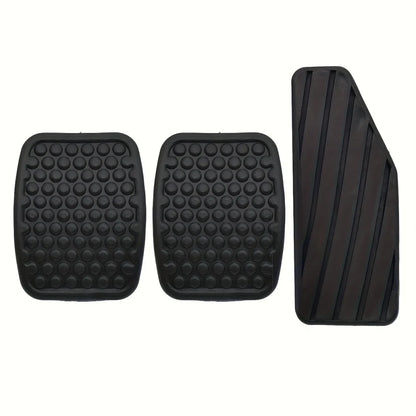 3-Piece Set Car Foot Pedals Anti-Slip Durable Brake And Accelerator Pedal Pads Universal Fit for Vehicles