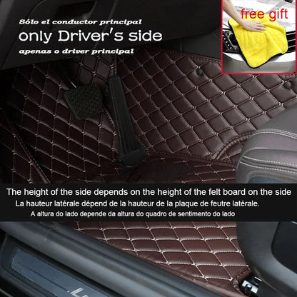 Car Floor Mats For Dacia Duster Renault Duster HM 2021~2022 Waterproof Ptotective Pads Car Mats Full Set Car Accessories
