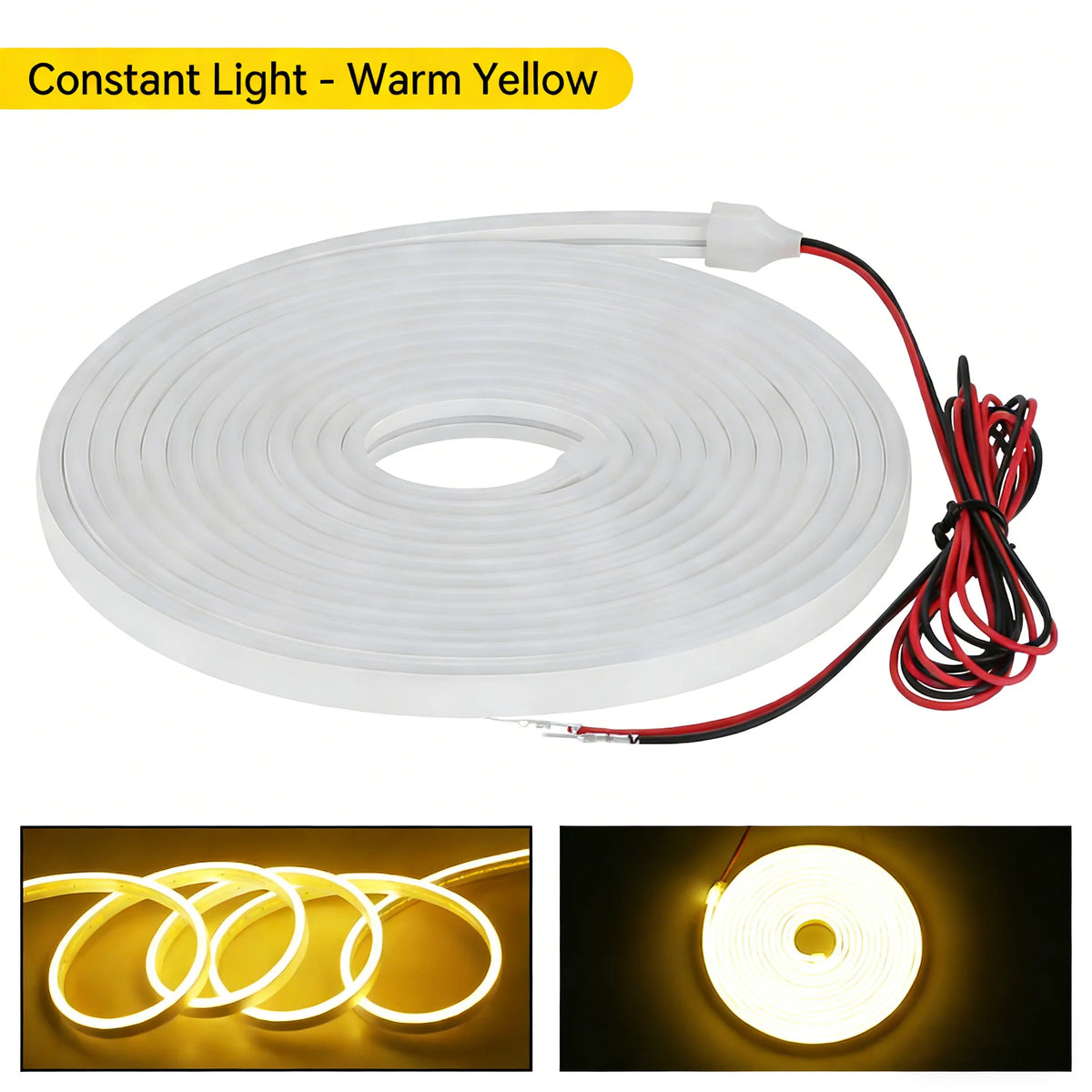 12V Car Trunk LED Strip High-Brightness 2/4M Interior Decoration Wiring Automatic Sensing Tailgate Light Strip Easy Installation