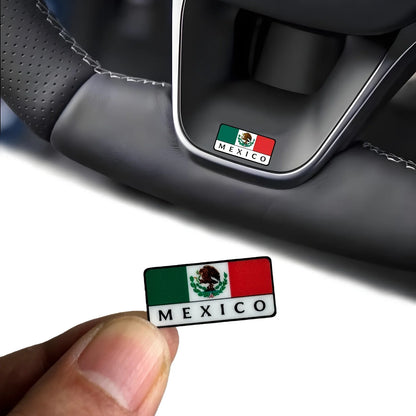 Decorative Accessories Universal Car Sticker for All Models Mexican Flag Style Car Decal Badge Decorative Sticker