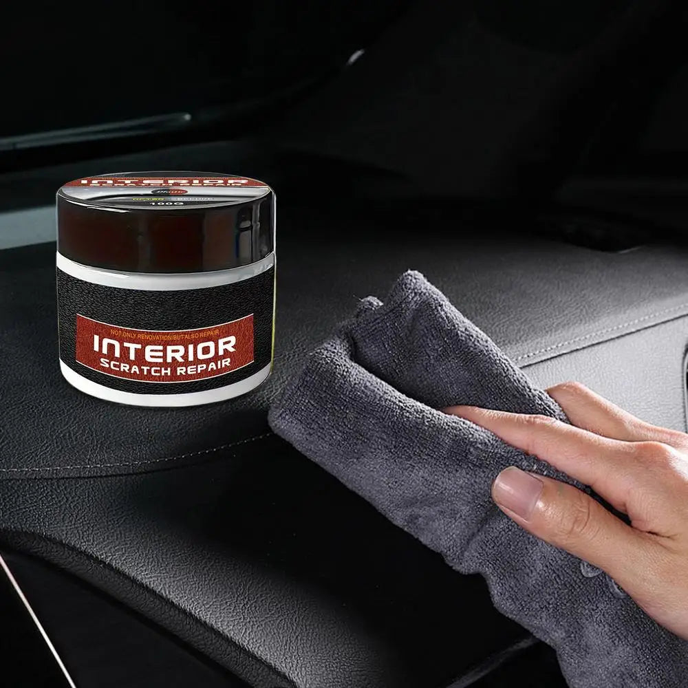 100g Car Scratch Remove Car Interior Restorer UV Protection Dashboard Scratch Repair Kit Vehicle Restorer Car Part Refurbish Wax