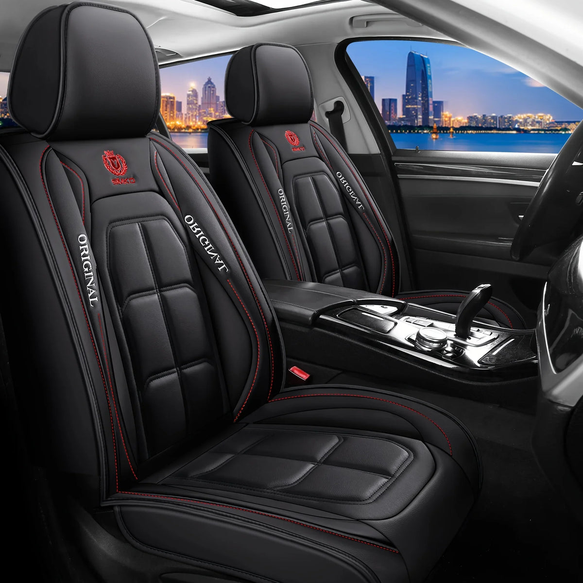New upgraded car seat cushion, new fully enclosed car seat cover, all season universal small car seat cover, leather seat cover