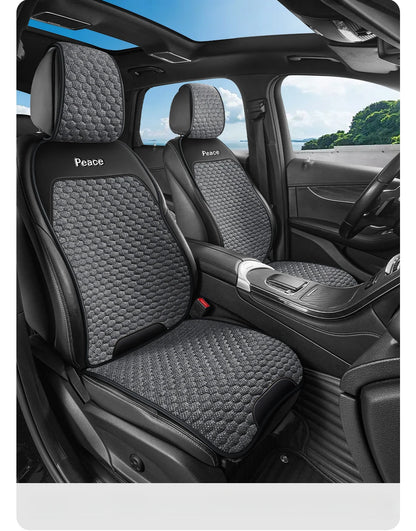 Breathable Linen Car Seat Cushion Comfortable and Wearable Car Seat Cover Universal Fits Most Cars - 1 Unit