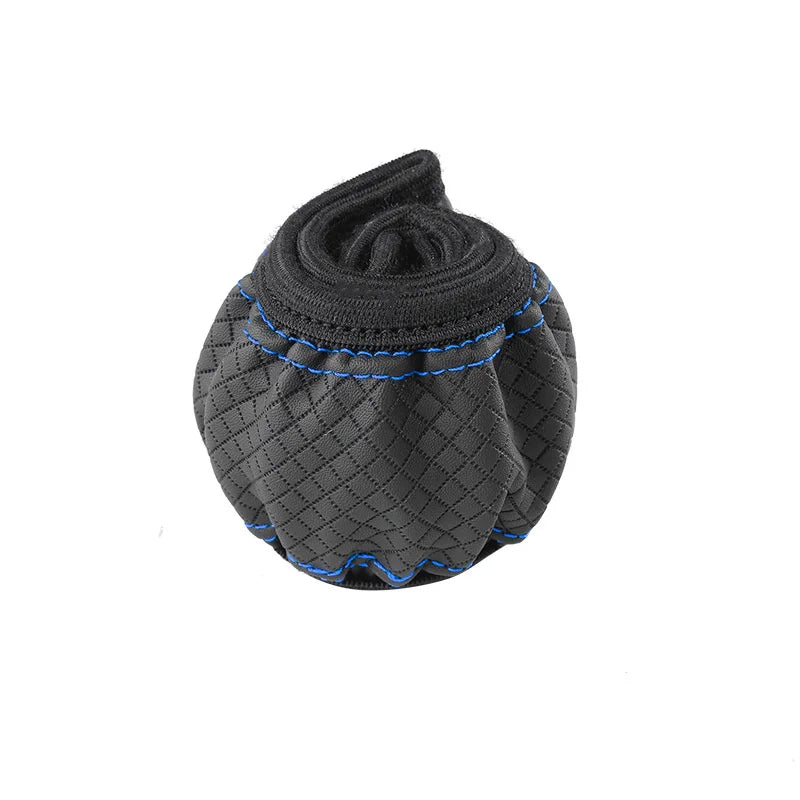 Steering Wheel Cover Breathable Leather Anti Slip PU Leather Steering Covers Universal 37-38cm Car Accessories