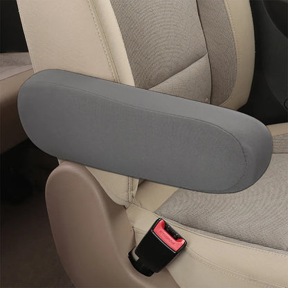 Car Front Seats Armrests Cover Universal Auto Centre Console Armrest Protector Covers Soft Comfortable Elastic Cloth Covers