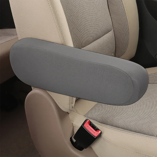 Car Front Seats Armrests Cover Universal Auto Centre Console Armrest Protector Covers Soft Comfortable Elastic Cloth Covers