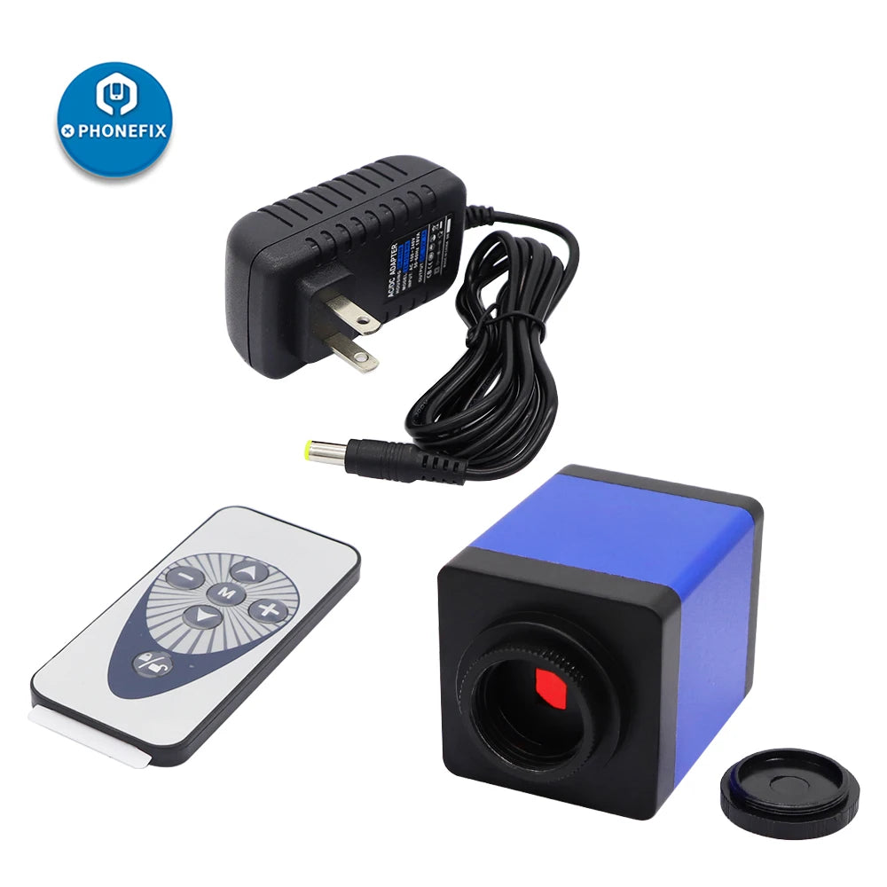 Microscopic Camera Digital Video HDMI Trinocular Microscope Camera 51MP 48MP 38MP VGA HDMI HD USB-C for Phone Electronic Repair