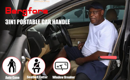 Car Door Assist Handle 2 in 1 Multifunction Vehicle Support Handles Window Breaker Portable Automotive Car Handle Assist