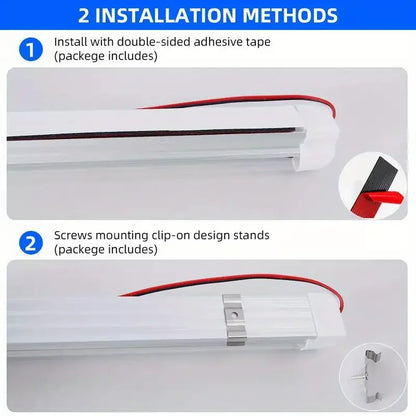 108LED Car Interior Led Light Bar With ON/OFF Switch 12V 24V Trunk Lamp For Lorry Truck Camper Boat RV Car Interior Dome Light