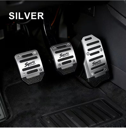 3 Pcs Manual Anti-Slip Car Pedals - Ergonomically Designed, Durable, Suitable For Throttle, Brake, Clutch Pedal  Car Accessories