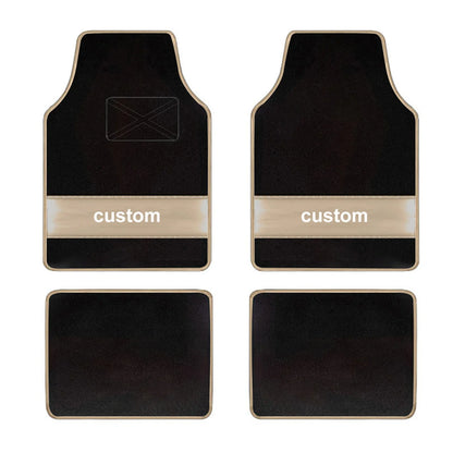 Car Floor Mats Universal Custom picture 4pcs Auto Carpet  Interior Accessories Car Mats