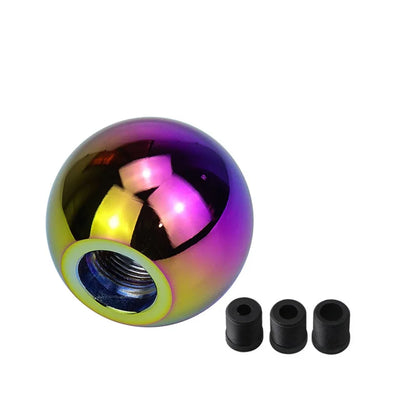 Car Modification Manual Universal Stem Head Aluminum Alloy Round Ball Gear Handle Head Round Trolley Bobblehead
