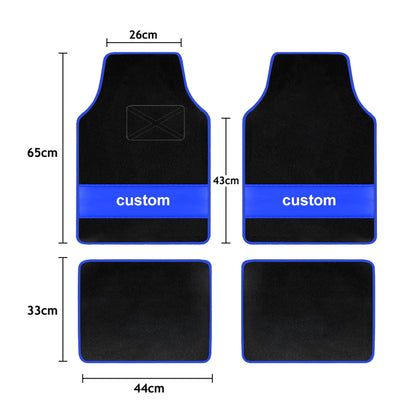 Car Floor Mats Universal Custom picture 4pcs Auto Carpet  Interior Accessories Car Mats