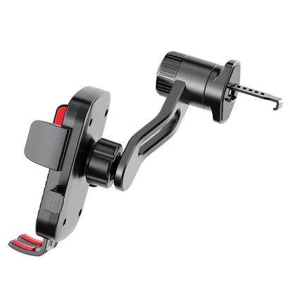 Car Phone Holder New Universal Phone Holder with Hook Clip, Automatic Locking Without Blocking Air Outlet, Car Ventilation