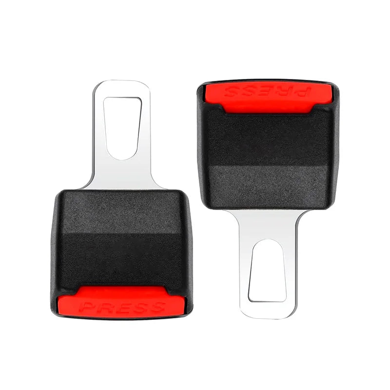2PC Car Seat Belt Clip Extender Safety Seatbelt Lock Buckle Plug Thick Insert Socket Extender Safety Buckle Seat Belt Accessorie