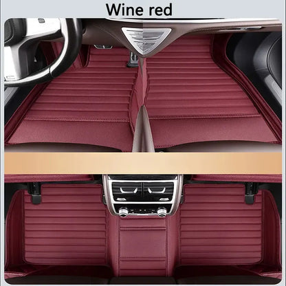 Car Floor Mats Suitable for New Beetle 2004~2009 Anti slip and wear-resistant PU leather car interior mat