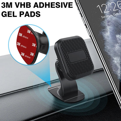 Magnetic Phone Car Mount, YWOR  360° Dashboard Magnetic Car Phone Holder, Universal Car Phone Holder Magnet