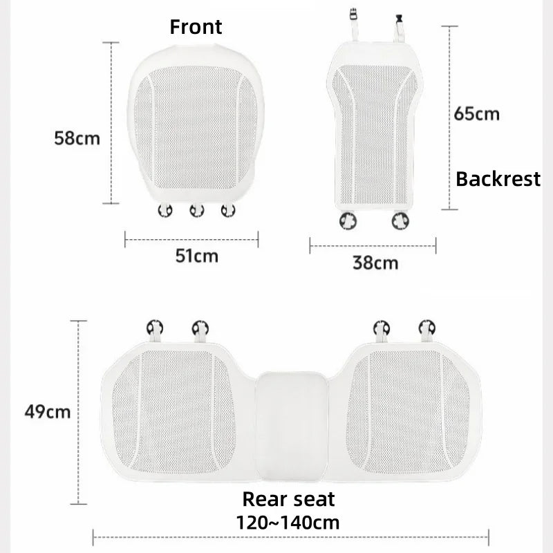 Breathable Leather Car Seat Cover Universal Front Seat Protection Cushion Luxury Car Interior Backrest Support Mat Accessories