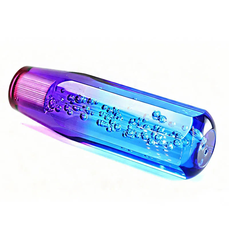 10/15/20cm Blue Purple Shift Knob Crystal Transparent Gear Shift Knob Car Modification Universal Manual Automatic Shift Knob