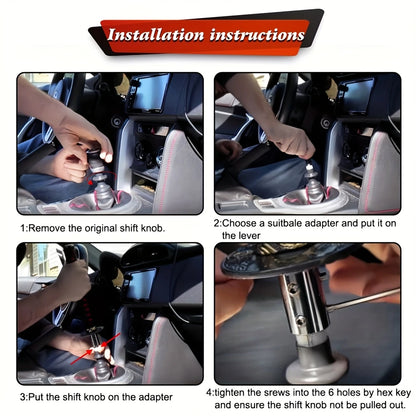 LED JDM Car Gear Shift Knob Gear Lift Katana Shift Knob Universal Shift Knob for Car Katana 150MM