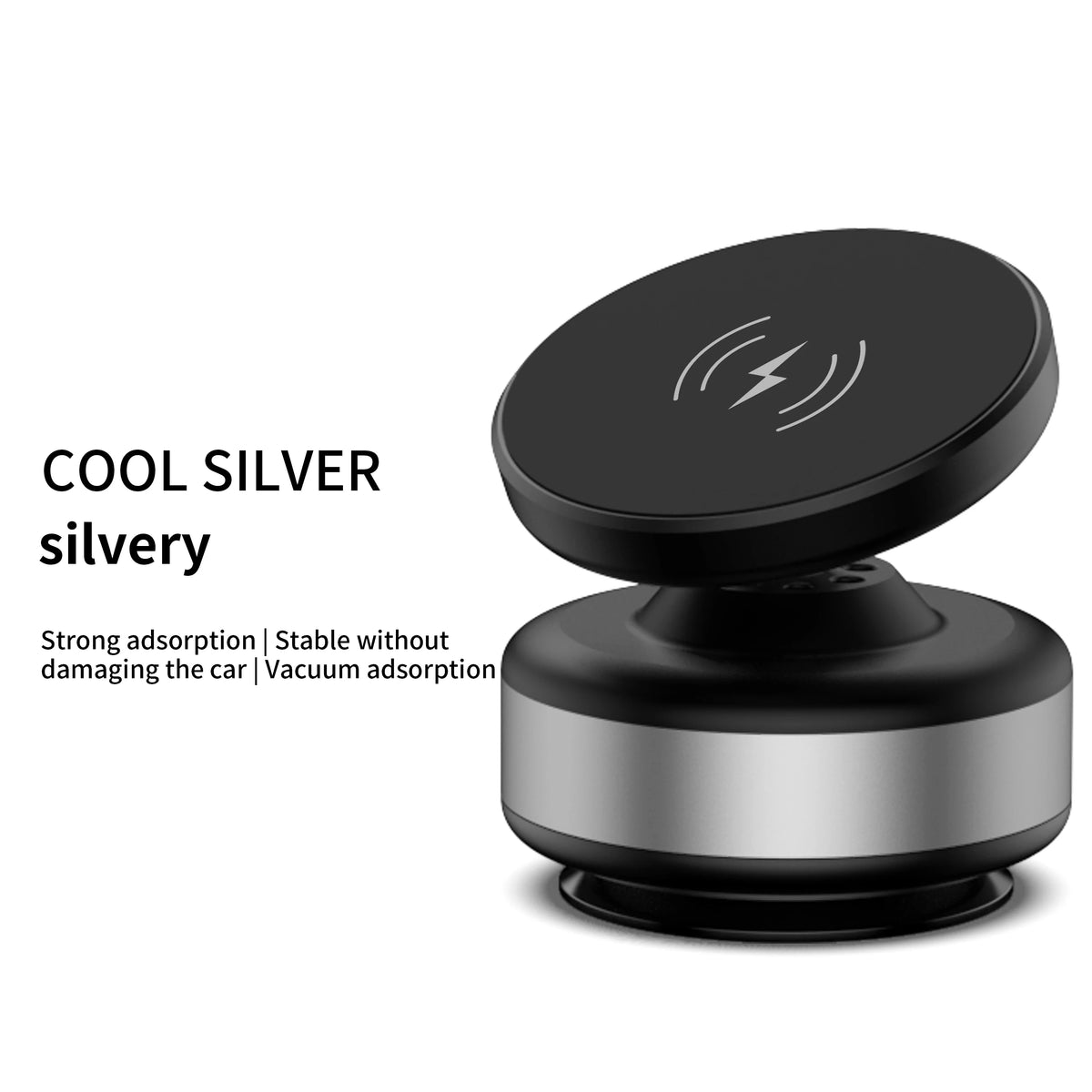 360 degree Rotation Magnetic Vacuum Car Phone Holder For Magsafe IPhone Suction Cup Navigation Stand Bracket Car Phone Holder