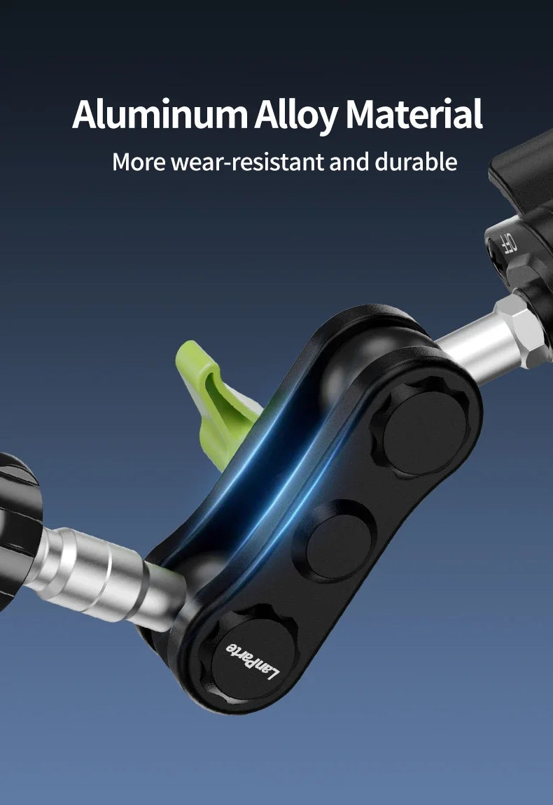Car Phone Holder Magnetic Mount Strong Sticky Adhesive Suction Cup Dashboard 360 Rotating Anti-Shake for Iphone 16 15 14 13