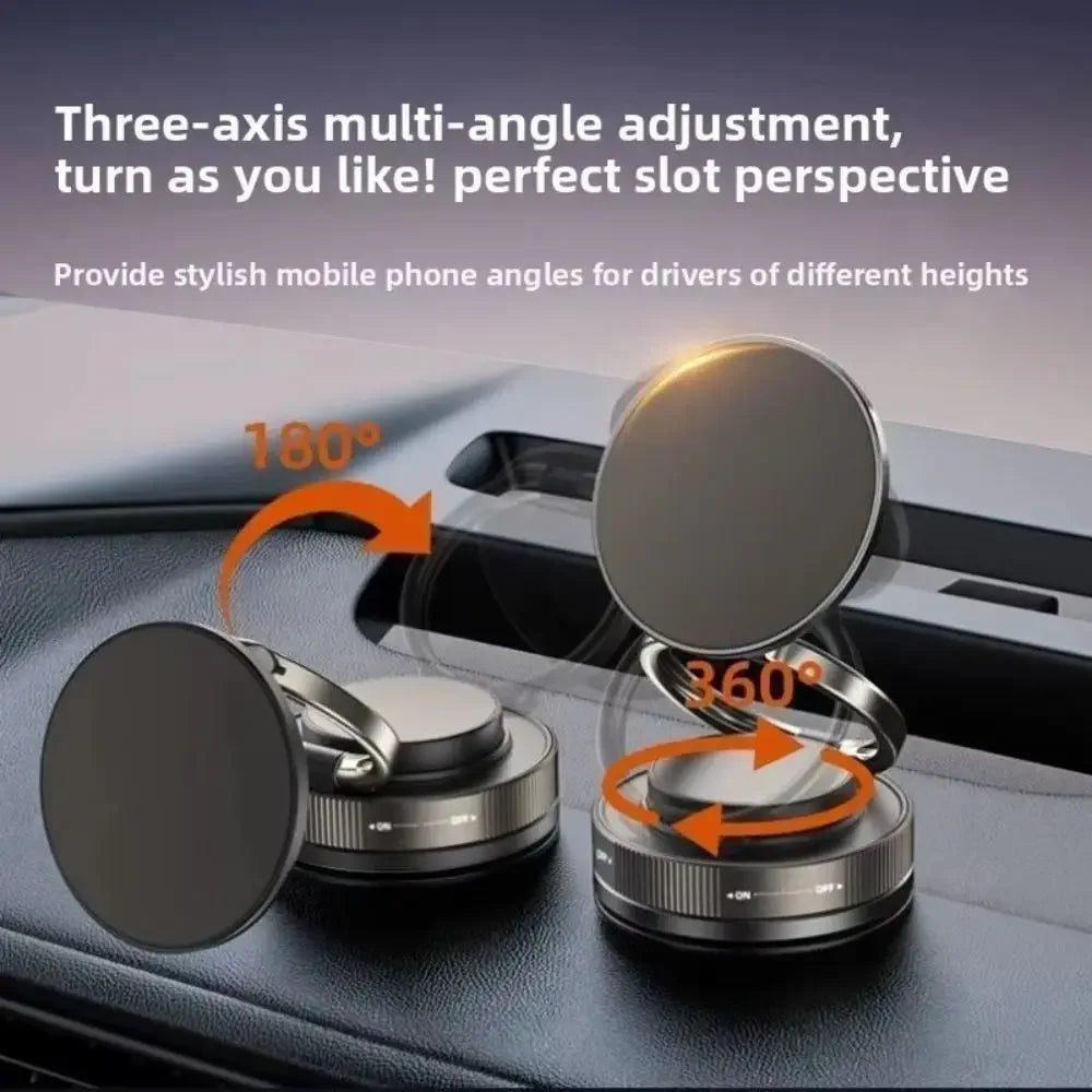 Magnetic Phone Holder for Car, 360° Rotatable, Foldable & Adjustable Magnetic Car Mount, , Compatible with iPhone & Other Phones