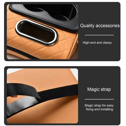Auto Center Console Armrest Cushion With 2 Cup Holder Armrest Heightening Pad Auto Amrest Pillow Cover Pad for All Seasons