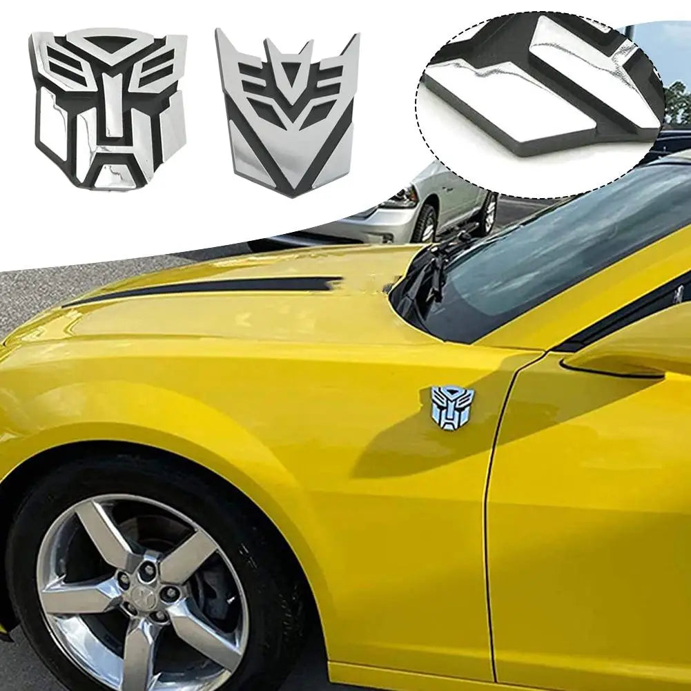 Car 3D Car Stickers Transformer Badge Decepticon Emblem Tail Decal Cool Autobots Logo Car Styling Motorcycle Car Accessories ﻿
