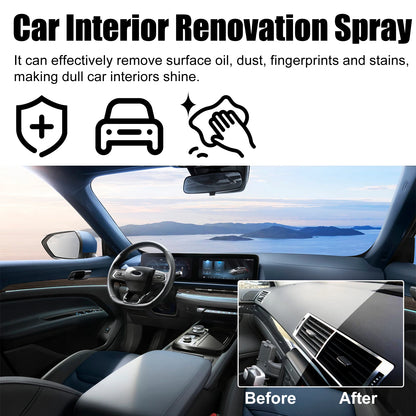 Spray Limpador de Interior 100ml - Painel, Couro e Plástico