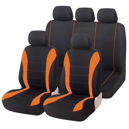 Universal Full Set Car Seat Covers Polyester & Jacquard Fabric, Airbag Compatible, Universal for Most Cars, SUVs, and Trucks