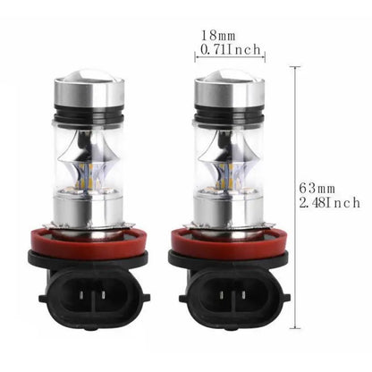Kit Conversão LED H7/H4/H11/H1/H3/H8 100W 6000K - Alto/Baixo Facho