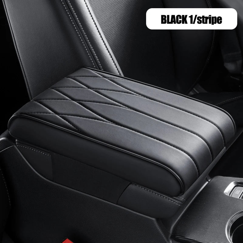 Car Strip Armrest Cushion Mat Auto Center Console Pad Memory Foam Armrest Box Hand Rest Pillow Universal Fit for Most Vehicles