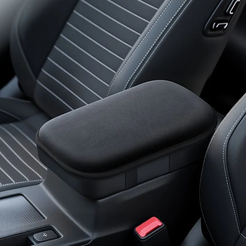 Car Armrest Pad, Plush Heightening Pad for Central Console, 1pc, for Vehicles, for Car Interior, Armrest Cover