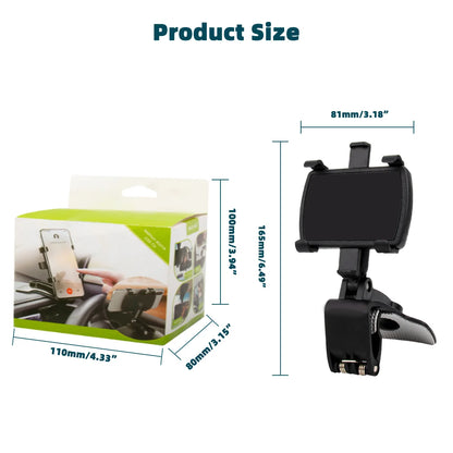 Instrument panel car phone holder ABS phone holder car phone holder 360 degree rotating accessories