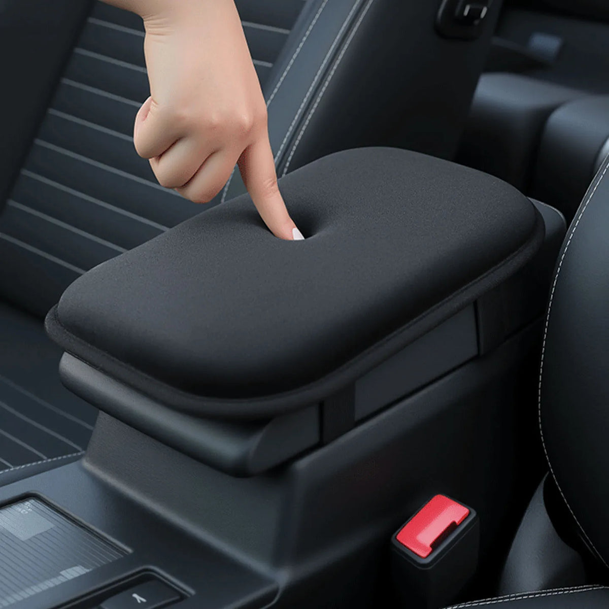 Car Armrest Cushion Booster Pad, Soft Heightening Support, Comfortable Universal Console Armrest Cover